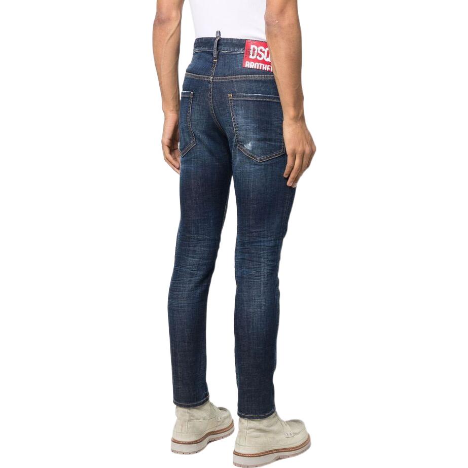 DSQUARED2 Distressed Skinny Jeans Men’s Deep Blue S30342S74LB1133-470 圖 4