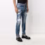 Purchase DSQUARED2 Distressed Slim-Fit Mid-Rise Blue Jeans for Men. S79LA0021S30342-470