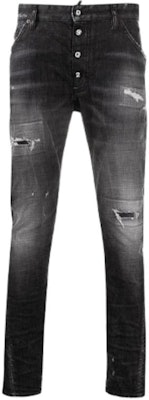 DSQUARED2 男士修身破洞牛仔裤 S74LB0782S30357-900 Buy DSQUARED2 男士修身破洞牛仔裤 S74LB0782S30357-900