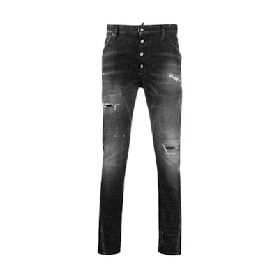 DSQUARED2 Distressed Slim Fit Jeans Men. S74LB0782S30357-900