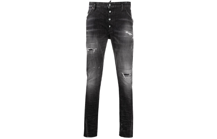 Order DSQUARED2 男士修身破洞牛仔裤 S74LB0782S30357-900