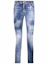 Buy DSQUARED2 FW21 Jeans Slim-Fit Distressed Biru S74LB0971S30342-470