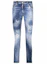Order DSQUARED2 FW21 Jeans Slim-Fit Distressed Biru S74LB0971S30342-470