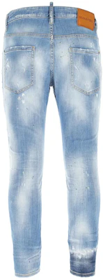 DSQUARED2 FW21 Distressed Straight-Leg Logo Patch Jeans Blue S74LB0851S30342-470 Lookbook DSQUARED2 FW21 Distressed Straight-Leg Logo Patch Jeans Blue S74LB0851S30342-470
