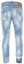 Lookbook DSQUARED2 FW21 Distressed Straight-Leg Logo Patch Jeans Blue S74LB0851S30342-470