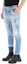 Purchase DSQUARED2 FW21 Distressed Straight-Leg Logo Patch Jeans Blue S74LB0851S30342-470