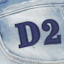 Details for DSQUARED2 FW21 Distressed Straight-Leg Logo Patch Jeans Blue S74LB0851S30342-470