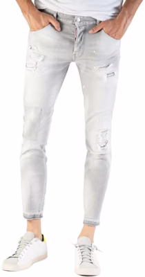 DSQUARED2 FW21 灰色低腰修身破洞牛仔裤 S74LB0987S30260-852 Buy DSQUARED2 FW21 灰色低腰修身破洞牛仔裤 S74LB0987S30260-852