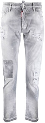 DSQUARED2 FW21 灰色低腰修身破洞牛仔裤 S74LB0987S30260-852 Order DSQUARED2 FW21 灰色低腰修身破洞牛仔裤 S74LB0987S30260-852