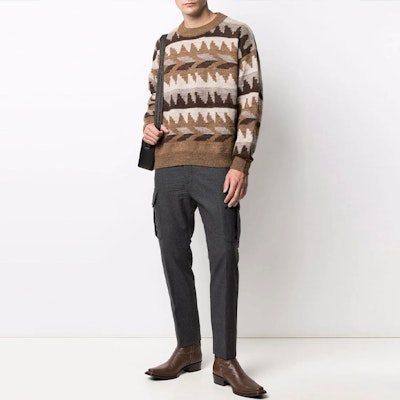 DSQUARED2 FW21 Celana Kasual Tapered Warna Solid Abu Gelap S74KB0558S52997-860 Lookbook DSQUARED2 FW21 Celana Kasual Tapered Warna Solid Abu Gelap S74KB0558S52997-860