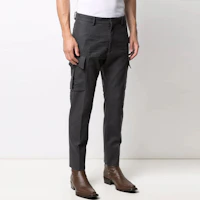 Purchase DSQUARED2 FW21锥形休闲裤纯色深灰色 S74KB0558S52997-860