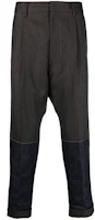 Order DSQUARED2 FW21男士深灰色拼接修身休闲裤 S71KB0394S53031-001