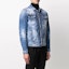 Purchase DSQUARED2 FW21 蓝色泼漆做旧牛仔夹克 男款. S74AM1174S30342-470