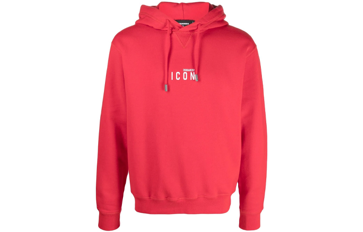 Dsquared2 FW21 Letter Logo Printed Pullover Sweatshirt Red S79GU0010S25042-312