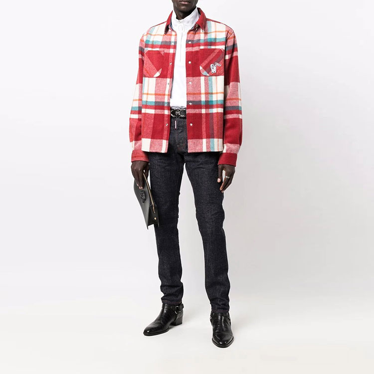 Lookbook ディースクエアード2 FW21 ロゴプリント ブラック デニムジーンズ ブラック S74LB0948S30485-470