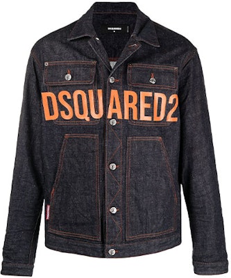 DSQUARED2 FW21 ロゴプリント デニムジャケット メンズ. S74AM1170S30485-470 Order DSQUARED2 FW21 ロゴプリント デニムジャケット メンズ. S74AM1170S30485-470