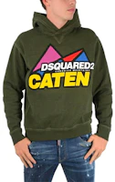 Dsquared2 FW21 Logo Pullover Sweatshirt Green . S71GU0400S25030-703 Dsquared2 FW21 Logo Pullover Sweatshirt Green . S71GU0400S25030-703