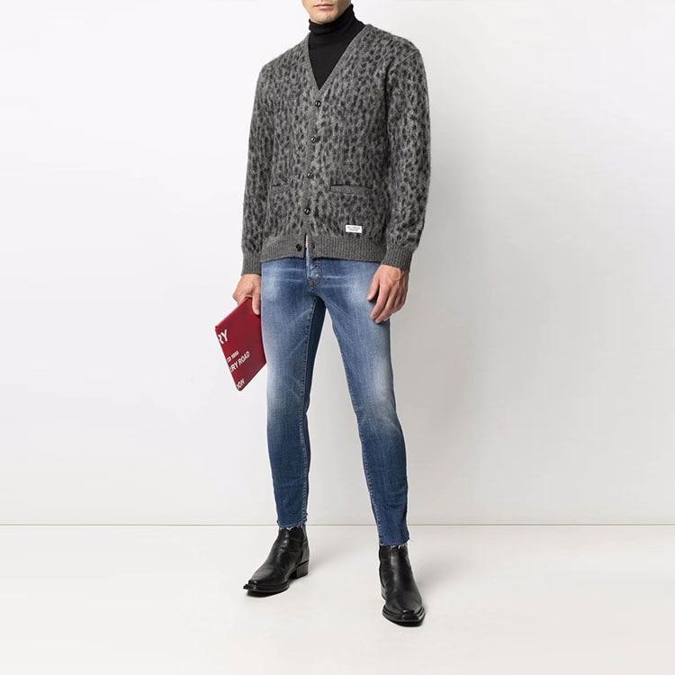 DSQUARED2 FW21 Mid-Rise Distressed Slim Jeans Men Blue S74LB0966S30664-470 圖 3