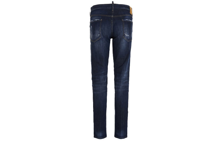 DSQUARED2 FW21 Straight Fit Distressed Denim Jeans Men’s Blue S71LB0938S30342-470 圖 3