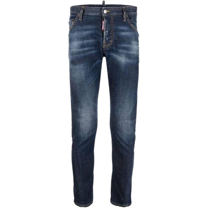 DSQUARED2 FW22  Loose Fit Casual Button Jeans Blue Color S74LB1197S30342470Denim