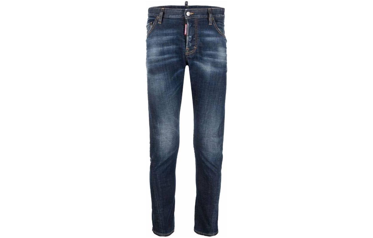 DSQUARED2 FW22  Loose Fit Casual Button Jeans Blue Color S74LB1197S30342470Denim 圖 2