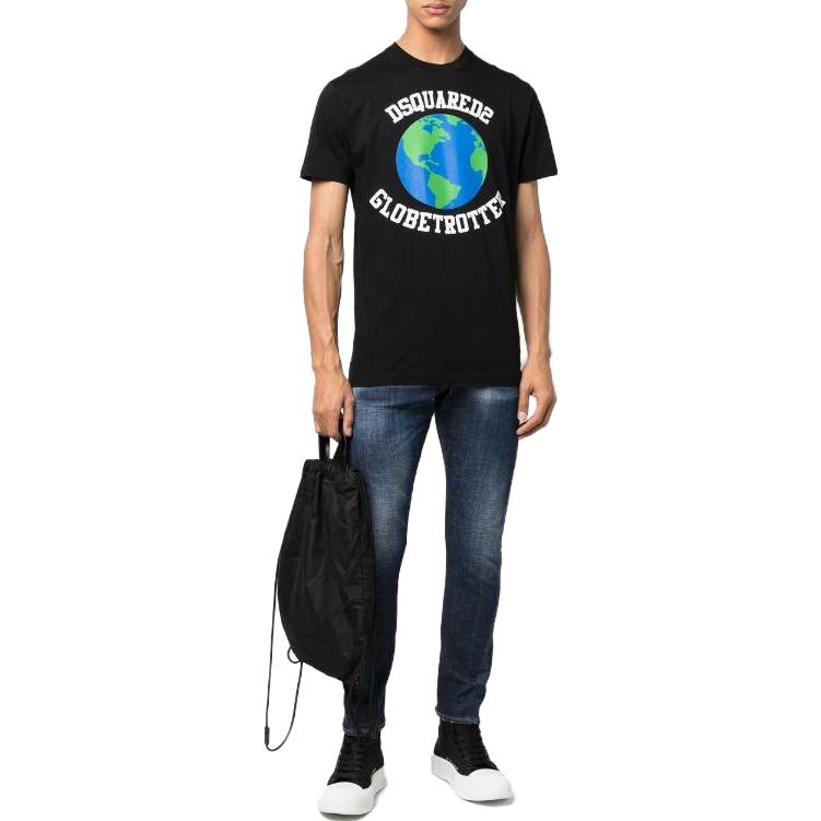 DSQUARED2 FW22  Loose Fit Casual Button Jeans Blue Color S74LB1197S30342470Denim 圖 3