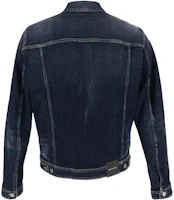 Lookbook DSQUARED2 FW22 Washed Single-Breasted Blue Denim Jacket S71AN0379S30789-470