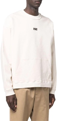 DSQUARED2 FW22 Putih Logo Print Crewneck Pullover Sweatshirt. S74GU0554S54438-103 Purchase DSQUARED2 FW22 Putih Logo Print Crewneck Pullover Sweatshirt. S74GU0554S54438-103