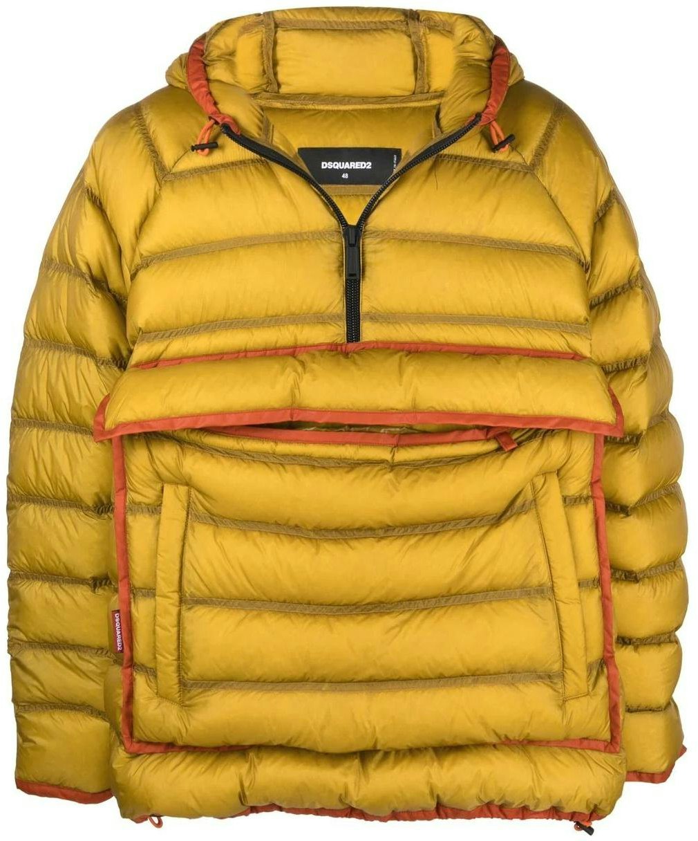 dsquared-2-fw-22-yellow-contrast-trim-pullover-down-jacket-s71-an-0374-s60322-721