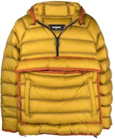 DSQUARED2 FW22 Yellow Contrast-Trim Pullover Down Jacket. S71AN0374S60322-721 DSQUARED2 FW22 Yellow Contrast-Trim Pullover Down Jacket. S71AN0374S60322-721
