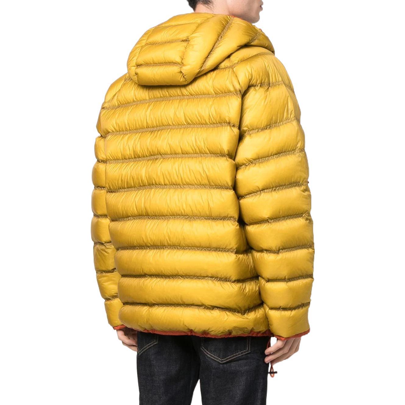 Shop DSQUARED2 FW22 Kuning Jaket Down Pullover Trim Kontras. S71AN0374S60322-721