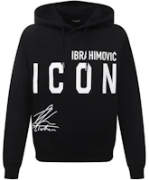 Dsquared2 FW22 Black Hoodie with Logo Print S90GUO134S25042-900 Dsquared2 FW22 Black Hoodie with Logo Print S90GUO134S25042-900