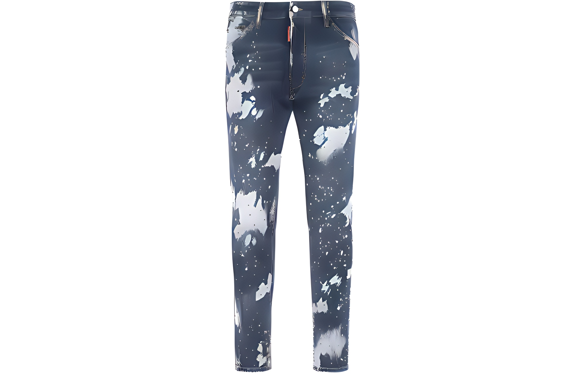 DSQUARED2 FW22 Bleach Effect Tapered Jeans Blue S74LB1204S30309470