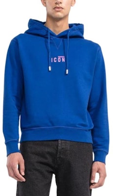 DSQUARED2 FW22 男士蓝色印花标志长袖连帽卫衣。 S79GU0010S25516-485 Lookbook DSQUARED2 FW22 男士蓝色印花标志长袖连帽卫衣。 S79GU0010S25516-485