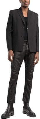 DSQUARED2 FW22 涂层修身黑色牛仔裤 后背Logo贴牌设计. S71LB1093S30834-900 Shop DSQUARED2 FW22 涂层修身黑色牛仔裤 后背Logo贴牌设计. S71LB1093S30834-900