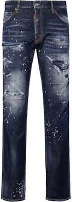 DSQUARED2 FW22 Distressed Skinny Jeans Men Blue. S74LB1193S30789-470 Buy DSQUARED2 FW22 Distressed Skinny Jeans Men Blue. S74LB1193S30789-470