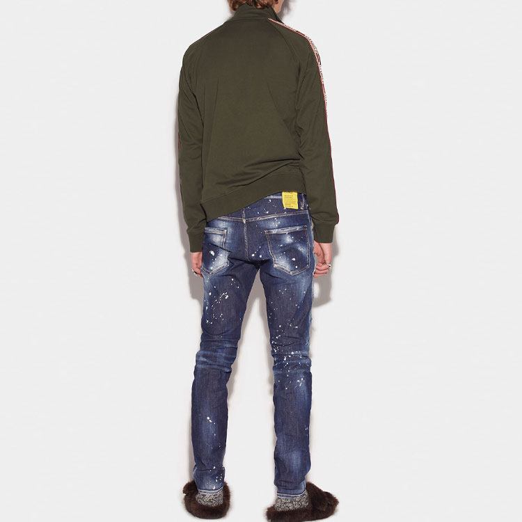 DSQUARED2 FW22 Distressed Skinny Jeans Men Blue. S74LB1193S30789-470 圖 3