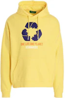 Dsquared2 FW22 Geometric Logo Print Pullover Sweatshirt Yellow S78GU0067S25568-174 Dsquared2 FW22 Geometric Logo Print Pullover Sweatshirt Yellow S78GU0067S25568-174