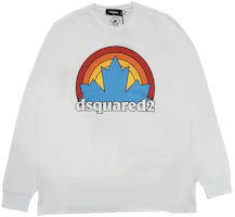 Dsquared2 FW22 Logo Print Casual Sweatshirt White Mens. S71GD1227-100 Dsquared2 FW22 Logo Print Casual Sweatshirt White Mens. S71GD1227-100