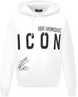 Dsquared2 FW22 Logo Print Hoodie White S90GUO134S25042-100 Dsquared2 FW22 Logo Print Hoodie White S90GUO134S25042-100