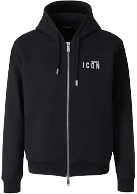 Dsquared2 男士秋冬款黑色标志印花拉链连帽外套 S79HG0007S25516-965 Buy Dsquared2 男士秋冬款黑色标志印花拉链连帽外套 S79HG0007S25516-965