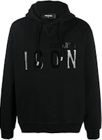 DSQUARED2 FW22 Logo Printed Pullover Hoodie Black Men. S79GU0051S25516-967 DSQUARED2 FW22 Logo Printed Pullover Hoodie Black Men. S79GU0051S25516-967