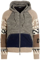 DSQUARED2 FW22 Multicolor Zip-Up Hooded Jacket for Men S74HG0127S25147854M DSQUARED2 FW22 Multicolor Zip-Up Hooded Jacket for Men S74HG0127S25147854M