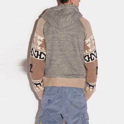 Jaket Hoodie Resleting Multicolor Pria DSQUARED2 FW22. S74HG0127S25147854M Purchase Jaket Hoodie Resleting Multicolor Pria DSQUARED2 FW22. S74HG0127S25147854M