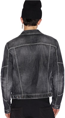 Chaqueta de Mezclilla Negra Hombre DSQUARED2 FW22 Color Sólido Un Botón. S71AN0378S30357900 Purchase Chaqueta de Mezclilla Negra Hombre DSQUARED2 FW22 Color Sólido Un Botón. S71AN0378S30357900