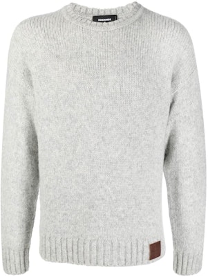 DSQUARED2 FW22 Baju Sejuk Rajut Logo Patch Kelabu. S71HA1144S18072-802 Buy DSQUARED2 FW22 Baju Sejuk Rajut Logo Patch Kelabu. S71HA1144S18072-802