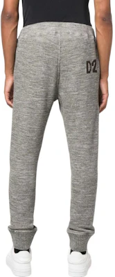 DSQUARED2 FW22 純色標誌印花針織運動長褲 灰色男款 S74KB0689S25147-854M Shop DSQUARED2 FW22 純色標誌印花針織運動長褲 灰色男款 S74KB0689S25147-854M