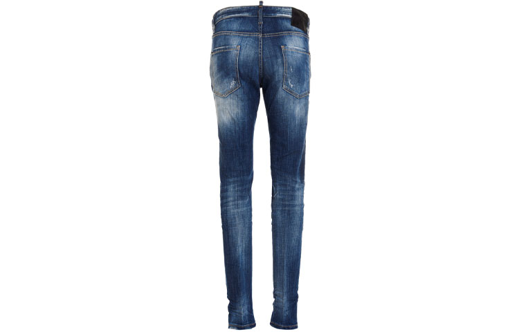 DSQUARED2 FW22 Washed Slim Straight Jeans Men Blue S74LB1168S30342-470 圖 3