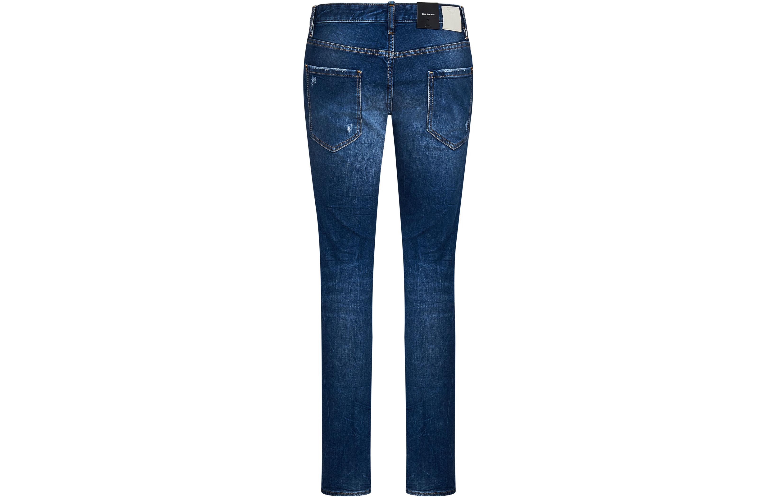 DSQUARED2 FW22 Washed Tapered Casual Denim Jeans Men Blue S71LB1125S30663-470 圖 3