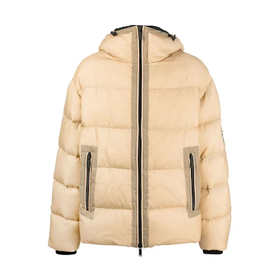 DSQUARED2 FW22 Yellow Down Hooded Puffer Jacket Fashion. S71AN0392S60519-127